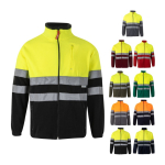 Fleece werkjas, tweekleurig, van polyester 280 g/m² Velilla diverse kleuren