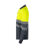 Werkpolo, fluorescerend, van polyester 160 g/m² Velilla kleur geel derde weergave