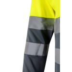 Werkpolo, fluorescerend, van polyester 160 g/m² Velilla kleur geel zesde weergave