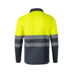 Werkpolo, fluorescerend, van polyester 160 g/m² Velilla kleur geel