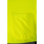 Werkpolo met lange mouwen en hoge zichtbaarheid 160 g/m² Velilla kleur geel zevende weergave