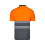 Extra grote werkpolo met korte mouwen 160 g/m² Velilla kleur oranje