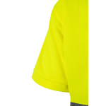 Werkpolo met korte mouwen en hoge zichtbaarheid 160 g/m² Velilla kleur geel zesde weergave