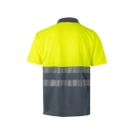 Werkpolo met korte mouwen en hoge zichtbaarheid 160 g/m² Velilla kleur geel