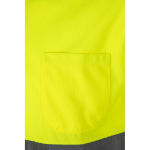 Werkpolo, tweekleurig, met logo, van polyester 160 g/m² Velilla kleur geel zevende weergave