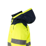 Werkjas in groot formaat van polyester 180 g/m² Velilla kleur geel zesde weergave