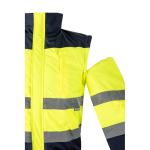 Werkjas in groot formaat van polyester 180 g/m² Velilla kleur geel zevende weergave