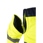 Werkjas in groot formaat van polyester 180 g/m² Velilla kleur geel achtste weergave