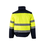 Werkjas in groot formaat van polyester 180 g/m² Velilla kleur geel