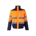 Werkjas in groot formaat van polyester 180 g/m² Velilla kleur oranje tweede weergave