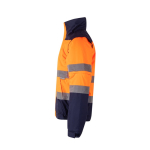 Werkjas in groot formaat van polyester 180 g/m² Velilla kleur oranje derde weergave