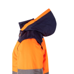 Werkjas in groot formaat van polyester 180 g/m² Velilla kleur oranje zesde weergave