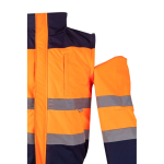 Werkjas in groot formaat van polyester 180 g/m² Velilla kleur oranje zevende weergave
