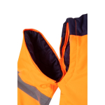 Werkjas in groot formaat van polyester 180 g/m² Velilla kleur oranje achtste weergave