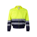 Werkjas van keperstof, van polyester en katoen 210 g/m² Velilla kleur geel tweede weergave