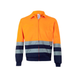 Werkjas van keperstof, van polyester en katoen 210 g/m² Velilla kleur oranje tweede weergave