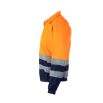 Werkjas van keperstof, van polyester en katoen 210 g/m² Velilla kleur oranje derde weergave
