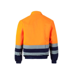 Werkjas van keperstof, van polyester en katoen 210 g/m² Velilla kleur oranje