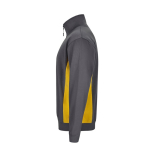 Werktrui van fleece met halve ritssluiting 260 g/m² Velilla kleur geel derde weergave