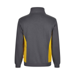 Werktrui van fleece met halve ritssluiting 260 g/m² Velilla kleur geel