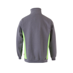 Werktrui van fleece met halve ritssluiting 260 g/m² Velilla kleur groen