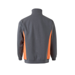 Werktrui van fleece met halve ritssluiting 260 g/m² Velilla kleur oranje