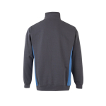 Werktrui van fleece met halve ritssluiting 260 g/m² Velilla kleur lichtblauw