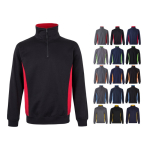Werktrui van fleece met halve ritssluiting 260 g/m² Velilla diverse kleuren