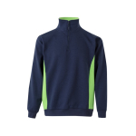 Werktrui van fleece, van polyester en katoen 260 g/m² Velilla kleur groen tweede weergave
