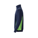 Werktrui van fleece, van polyester en katoen 260 g/m² Velilla kleur groen derde weergave