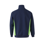 Werktrui van fleece, van polyester en katoen 260 g/m² Velilla kleur groen