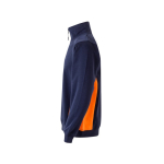 Werktrui van fleece, van polyester en katoen 260 g/m² Velilla kleur oranje derde weergave
