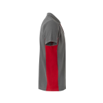 Werkpolo van piqué, tweekleurig, korte mouw 180 g/m² Velilla kleur rood vierde weergave