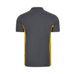 Werkpolo van piqué, tweekleurig, korte mouw 180 g/m² Velilla kleur geel
