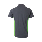 Werkpolo van piqué, tweekleurig, korte mouw 180 g/m² Velilla kleur groen