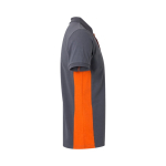 Werkpolo van piqué, tweekleurig, korte mouw 180 g/m² Velilla kleur oranje vierde weergave