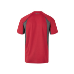Sportief werk-T-shirt van birdseye-stof 160 g/m² Velilla kleur rood