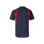 Werk shirt, tweekleurig, volledig van polyester 160 g/m² Velilla kleur rood