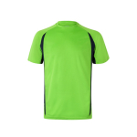 Werk shirt, tweekleurig, volledig van polyester 160 g/m² Velilla kleur groen tweede weergave