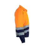 Werkjas in groot formaat van keperstof 210 g/m² Velilla kleur oranje vierde weergave