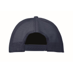 Baseballpet van polyester met foam versteviging 150 g/m² kleur marineblauw derde weergave