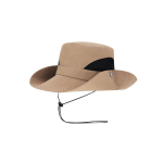 Safari-stijl polyester hoed met verstelbaar trekkoord derde weergave
