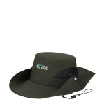 Safari-stijl polyester hoed met verstelbaar trekkoord met jouw bedrukking