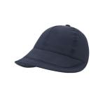 Pet bedrukken van polyester met brede klep kleur marineblauw  negende weergave