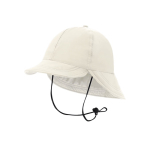 Vissershoed met grote achterflap ter bescherming tegen de zon kleur naturel  negende weergave