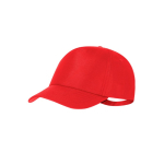 Verstelbare RPET-polyester pet met metalen gesp, UV50 kleur rood  negende weergave