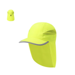 Fluorescerende verstelbare en ademende pet met achterflap