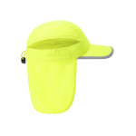 Fluorescerende verstelbare en ademende pet met achterflap vierde weergave