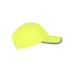 Fluorescerende kinderpet van polyester met klittenbandsluiting vierde weergave
