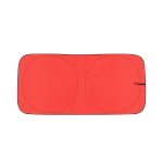 Opvouwbare polyester zonnescherm in diverse kleuren, 150 x 70 cm kleur rood  negende weergave